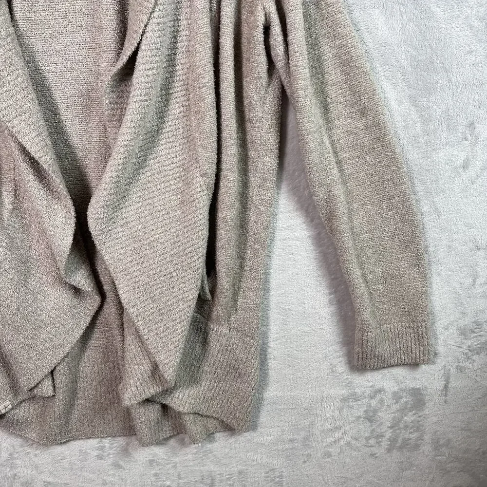 Barefoot Dreams CozyChic Lite Cardigan L/XL Grey Comfort Loungewear Pajama‎